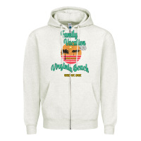 Oatmeal Heather Family Vacation 2020 Read Or Not Virginia Beach Here We Come Zipper Hoodie - Bettercallsaul