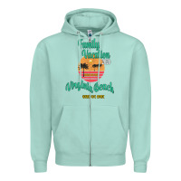 Seafoam Family Vacation 2020 Read Or Not Virginia Beach Here We Come Zipper Hoodie - Bettercallsaul