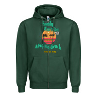 Sports Green Family Vacation 2020 Read Or Not Virginia Beach Here We Come Zipper Hoodie - Bettercallsaul