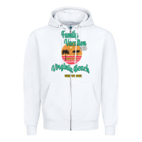 White Family Vacation 2020 Read Or Not Virginia Beach Here We Come Zipper Hoodie - Bettercallsaul