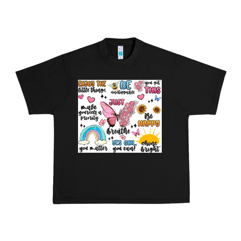 Positive Affirmations Urban Heavy Tee by MaliasSmallBusiness | Teevron