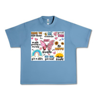 Pebble Blue positive affirmations Urban Heavy Tee - MaliasSmallBusiness