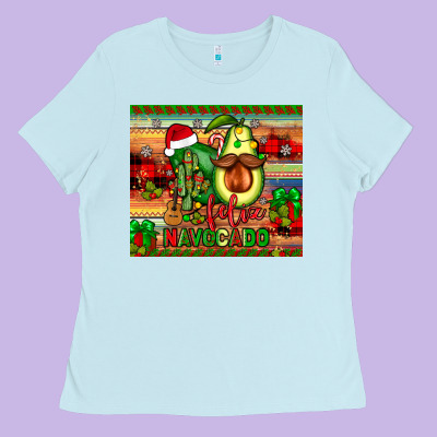 Feliz Navocado Ladies Tee Designed By Jahusdesignshop