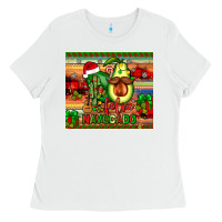 White feliz navocado Ladies Tee - JahusDesignShop