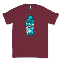 Burgundy winter gnome with snowflake Classic Tee - NancyCooperArtShop