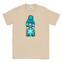 Mushroom winter gnome with snowflake Classic Tee - NancyCooperArtShop