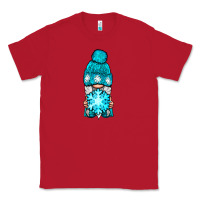 Red winter gnome with snowflake Classic Tee - NancyCooperArtShop