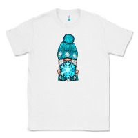 White winter gnome with snowflake Classic Tee - NancyCooperArtShop