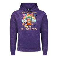 Cloud Purple if you're happy and you know it its your meds Vintage Hoodie - MaliasSmallBusiness