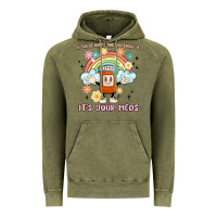Vintage Olive if you're happy and you know it its your meds Vintage Hoodie - MaliasSmallBusiness