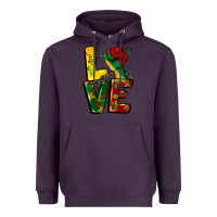 Plum love juneteenth Heavyweight Hoodie - CowGirlArtShop