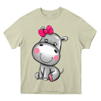 Mossy cute hippopotamus Heavy Core Tee - AdoDesignShop