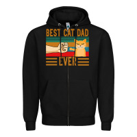 Black Best Cat Dad Ever Zipper Hoodie - Bettercallsaul
