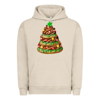 Pigment French Oak chocolate christmas cookie cake Urban Hoodie - FaDigitalArtStudio