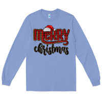 Colony Blue merry christmas Long Sleeve Tee - MaliasSmallBusiness