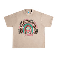 French Oak teacher rainbow Urban Heavy Tee - MaliasSmallBusiness