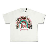 Pistachio teacher rainbow Urban Heavy Tee - MaliasSmallBusiness
