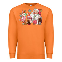 Carrot pink santa christmas santa coffe cups Premium Sweatshirt - CowGirlArtShop