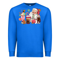 True Royal pink santa christmas santa coffe cups Premium Sweatshirt - CowGirlArtShop