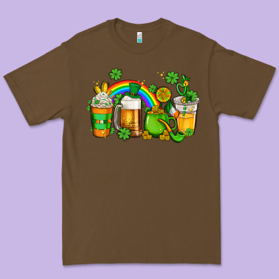 St Patricks Coffee Premium Tee Designed By Adodesignshop