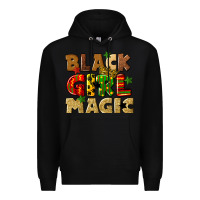 Black black girl magic juneteenth Premium Hoodie - CowGirlArtShop