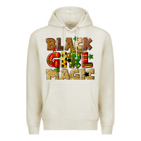 Oatmeal Heather black girl magic juneteenth Premium Hoodie - CowGirlArtShop