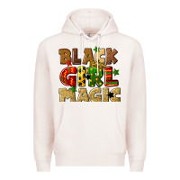 Pale Pink black girl magic juneteenth Premium Hoodie - CowGirlArtShop