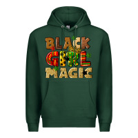 Sports Green black girl magic juneteenth Premium Hoodie - CowGirlArtShop