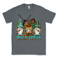 Charcoal Heather wild west gnomies Classic Tee - NancyCooperArtShop