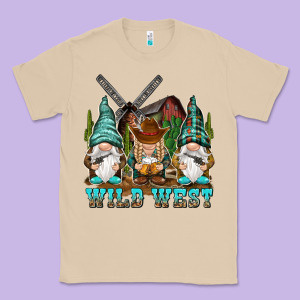 Wild West Gnomies Classic Tee Designed By Nancycooperartshop