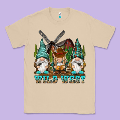 Wild West Gnomies Classic Tee Designed By Nancycooperartshop