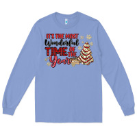Colony Blue its the most wonderful time of the year Long Sleeve Tee - MaliasSmallBusiness