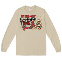 Mushroom its the most wonderful time of the year Long Sleeve Tee - MaliasSmallBusiness