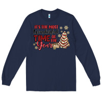 Navy its the most wonderful time of the year Long Sleeve Tee - MaliasSmallBusiness