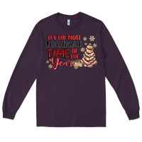 Plum its the most wonderful time of the year Long Sleeve Tee - MaliasSmallBusiness