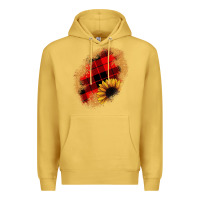 Antique Gold sunflower Christmas patch Premium Hoodie - JahusDesignShop
