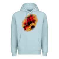 Blue Mist sunflower Christmas patch Premium Hoodie - JahusDesignShop