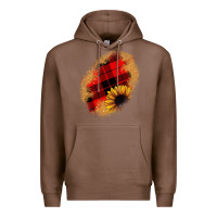 Chestnut sunflower Christmas patch Premium Hoodie - JahusDesignShop