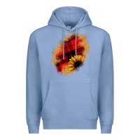 Colony Blue sunflower Christmas patch Premium Hoodie - JahusDesignShop