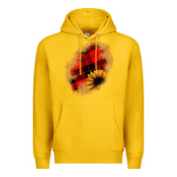 Lemon sunflower Christmas patch Premium Hoodie - JahusDesignShop