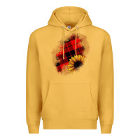 Mustard sunflower Christmas patch Premium Hoodie - JahusDesignShop