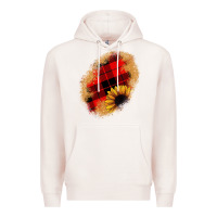 Pale Pink sunflower Christmas patch Premium Hoodie - JahusDesignShop