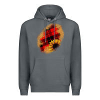Rock sunflower Christmas patch Premium Hoodie - JahusDesignShop