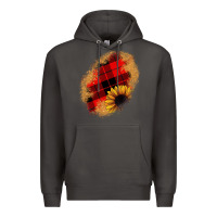 Smoke sunflower Christmas patch Premium Hoodie - JahusDesignShop