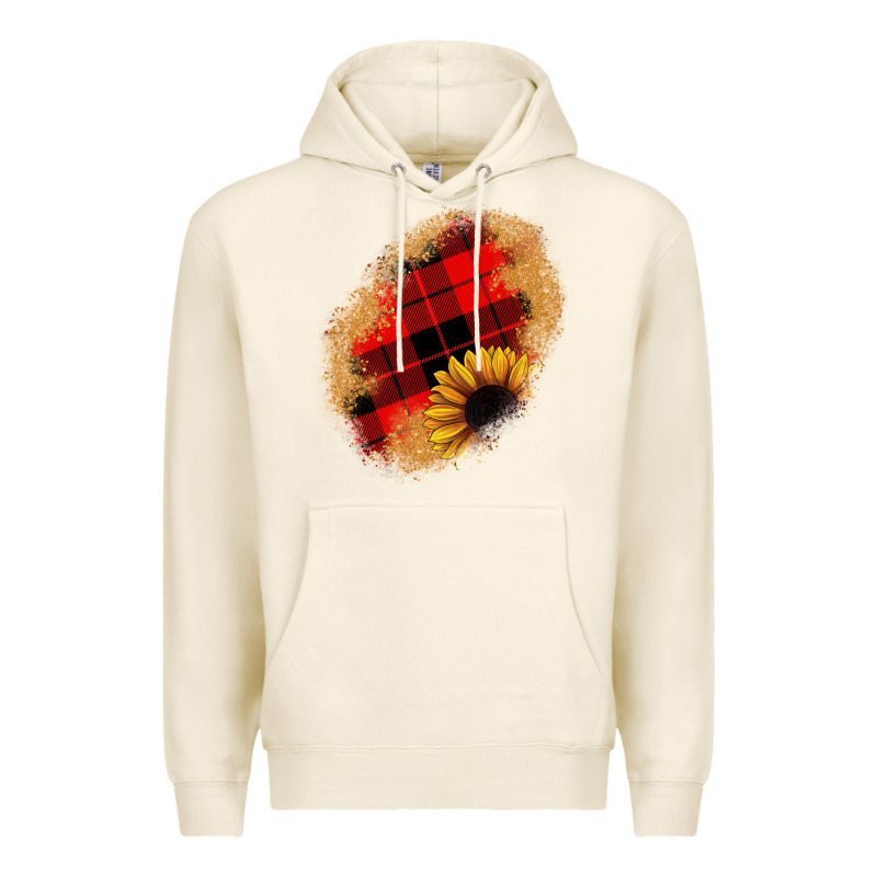 Sunflower Christmas Patch Premium Hoodie by JahusDesignShop | Teevron