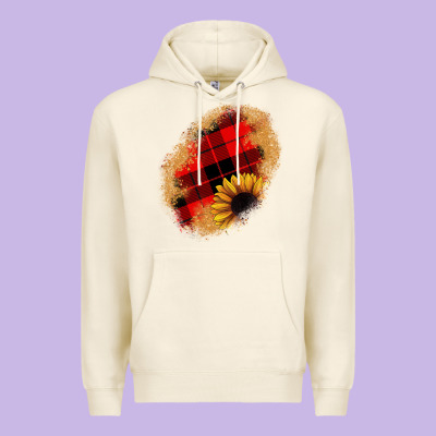 Sunflower Christmas Patch Premium Hoodie Designed By Jahusdesignshop