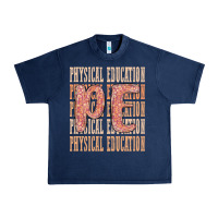 Navy physical education Urban Heavy Tee - MaliasSmallBusiness