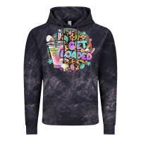 Cloud Black get loaded rabbit and easter Vintage Hoodie - MaliasSmallBusiness