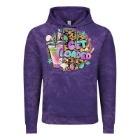 Cloud Purple get loaded rabbit and easter Vintage Hoodie - MaliasSmallBusiness