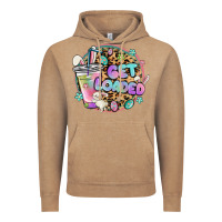 Vintage Coffee get loaded rabbit and easter Vintage Hoodie - MaliasSmallBusiness